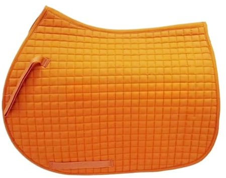 LXLAEOANG Schabracke Pferd Satin-Schabracken, Reitausrüstung, Dressur, Springpferd, Schabracke, Reitausrüstung(Orange)