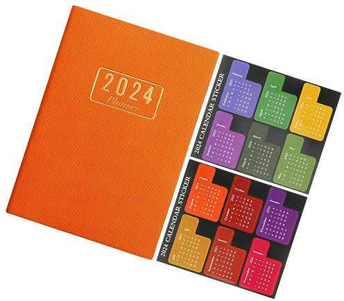 Arbeitskalender Papier Wochenplaner für Arbeit und Studium Orange