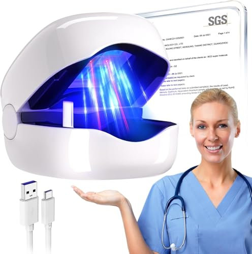 IUHFSIFS 4.0 Upgrade Nail Fungus Laser Device【21-day Fast-acting】Anti Fungal Nail Treatment for Toenail Fungus Treatment for Multiple Toenails & Fingernails