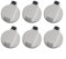 Gas Stove Oven Knobs, 6mm Rotary Switch Control, Compatible with Motorhomes