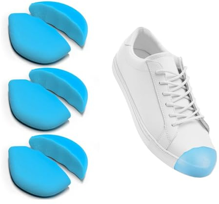 JIANFA 3 Paar Schuhfüller Zehenfüller Einsätze Unisex Schuhverkleinerer Schuhe Zu Groß Einlagen Einlegesohlen In Halber für Lockere Schuhe für Hohe Ferse Fußschmerzlinderung (Small)