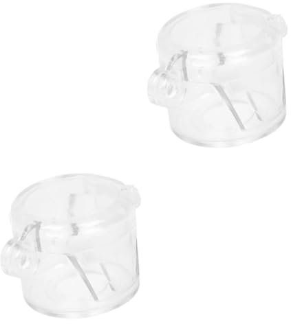 NUOBESTY 2 Stück Not Abdeckung Transparente Schutzkapsel für Druckschalter Verhindert Fehlbedienung und Schützt Versehentlichem Drücken Einsetzbar für Verschiedene Schaltanlagen