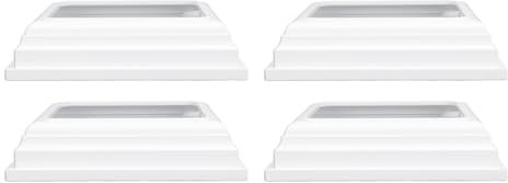 Zerodis Split Typ Postrock Dekorative Ausstattung für Veranda Zaun Handlauf 4x4-Zoll