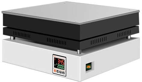 Electric Heating Station - Soldering Hot Plate for Lab, Max Temperature 400℃, Constant Temperature Welding Rework Heater