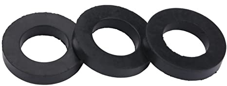 Cocoarm Jeu D'anneaux de Rondelle en Caoutchouc, 12 Pièces, pour Robinet de Douche, étanchéité de Tuyau D'eau, 1/2, 3/4, 1 Pouce, Kit de Réparation de Plomberie, Bricolage (/4 17,5-18 cm de tour de