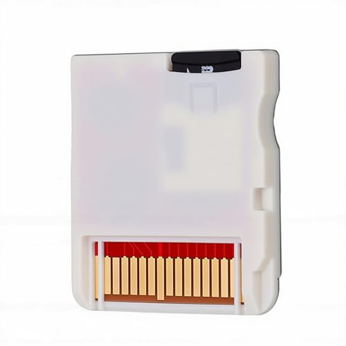 Sxhlseller Flash Karte, Unterstützt NDSL NDSi NDSi XL 2DS 3DS 3DSL NEW 3DS NEW XL 2DS Konsolen, mit Integrierter 64 GB Speicherkarte, für Retro Gaming und Multi Game Speicherung (White)