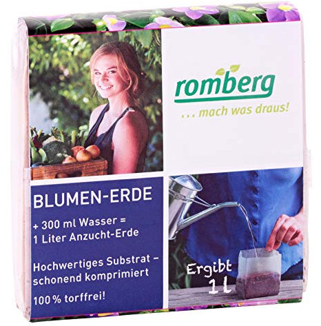 Romberg 10091201 Feinste POP UP Blumenerde (1 l)