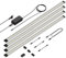 parlat LED Unterbau-Leuchte Siris, Touch-Dimmer, flach, je 90cm, je 1044lm, weiß, 4er Set