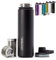 The Tea Spot, Double-Walled Mountain Tea Tumbler, Insulated Stainless Steel Tumbler with Removable Tea Infuser for Hot and Cold Brewing, Water Infuser (Black, 22 oz)