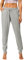 icyzone Damen Jogginghose Sporthose Lang Fitness Yoga Hose Freizeithose Trainingshose mit Taschen (XL, Grey)