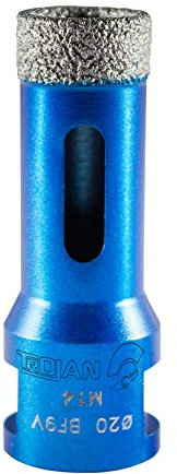 Dry Diamond Holesaw 6mm - 75mm Porcelain Ceramic Marble Granite Tile Drill M14 (18mm)