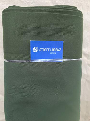 Leinenstoff - Uni - Fb. DKL.-Grün - Stoff -Meterware