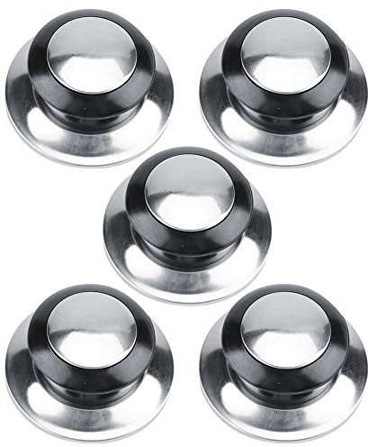Topfdeckelknöpfe, 5 Stück, hitzebeständiger Griff, Deckelknauf, Pfannendeckel, Hebegriff/Stielkasserollendeckel, Knauf, Küchenzubehör, Ersatzteile, 6,5 x 2,5 cm