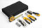 JCB - 26 Piece Tool Kit | Includes Screwdriver & Bits, Pliers, Retractable Knife, Tape Measure and Storage Case, Perfect for New Homeowners Or Students (JCB-26-SET)
