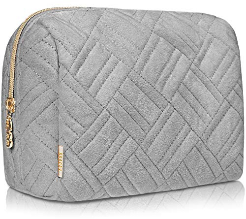 BOACAY Large Makeup Bag, Travel Cosmetic Pouch for Women, Girls & Kids, Make up Bag & Organiser for Purse, Portable Case for Toiletries, Brushes