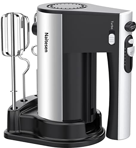 600W Powerful Hand Mixer Electric 10 Speed Powerful with Turbo