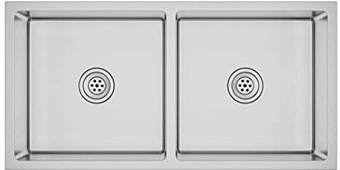 vidaXL Fregadero de Cocina Hecho a Mano de Acero Inoxidable Lavabo