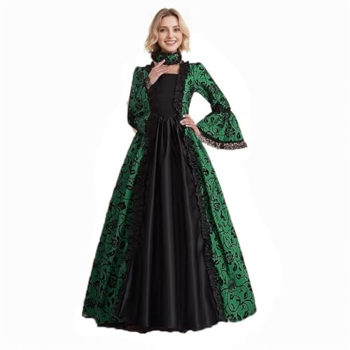 Robe de soirée Victorienne médiévale pour Femme Robe Gothique Robe de soirée Cocktail Elegante
