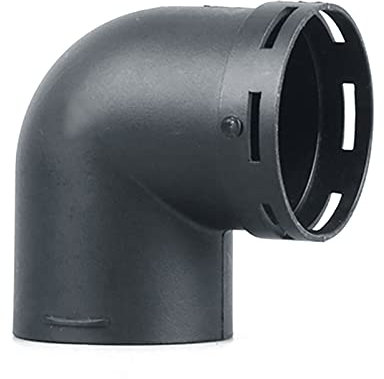 Supatmul 60mm Auto Heizung Entlüftungskanal, Autoheizung Auspuffanschluss L-Type Auto Kunststoff Luftführungsrohr Rohrbogen Winkel Auslass Auspuffanschluss Standheizung Zubehör
