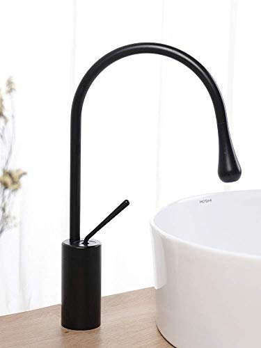 NATWEE Mischbatterie Wasserhahn Kalte Wärme Nordic Alle Bronze Kunst Kreative Wasserhahn Über Theke Waschbecken Drehen Waschbecken Schwarz Wasserhähne It's so Kind of You