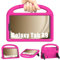 Patamiyar Funda Infantil para Samsung Galaxy Tab A9 8,7 2023, Ligera Prueba Golpes Samsung A9 Tablet Funda con Asa Soporte para Samsung Galaxy Tab A9 (SM-X110/X115/X117) & Tab A7 Lite -Rosa