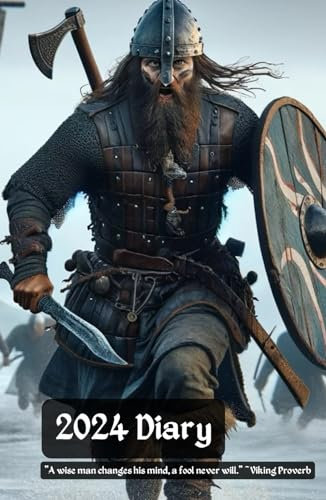 2024 Daily Diary Viking Themed: Wise sayings and imagery