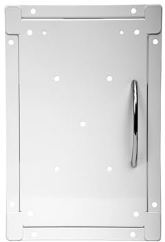 Revisionsklappe befliesbar mit Griff 25x35 in Weiß - Wartungsklappe hochwertig verarbeitet/pulverbeschichtet - Revisionstür für Trockenbau - Wände und Decken - Einfache Installation