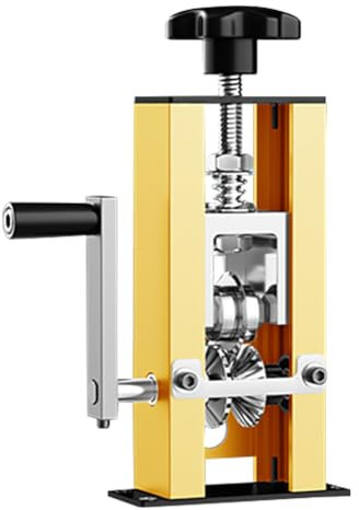 Maquina Pelacables, Mulcort Pelacables Doméstico Portátil Herramienta Pelacables Manual Peladora Eléctrica de Cable de 1-25 mm con Soporte de Manivela Uso con Taladro Eléctrico Manual