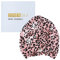 ZIMASILK 22 Momme 100% Mulberry Silk Bonnet for Sleeping & Women Hair Care, Shower Cap, Highest Grade 6A Silk hair wrap for sleeping with Premium Elastic Stay On Head (1Pc, Leopard Black/Pink)