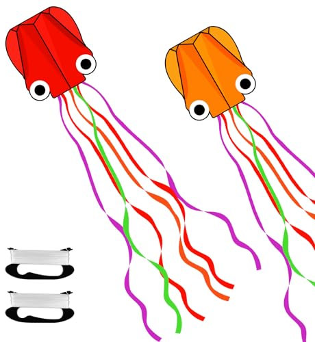 Flintronic Drachen - Flugdrachen für Kinder und Erwachsene mit 100m Drachenschnur für Spiele und Aktivitäten im Freien