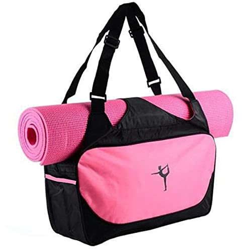 MOLERRI Yoga Tasche, Tasche,Yoga Matten Rucksack mit GroßEr KapazitäT,Gym Turnbeutel,Yoga Tasche, Rosa