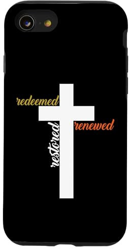Hülle für iPhone SE (2020) / 7 / 8 Christian Phone Case - Redeemed, Restored, Renewed By Jesus