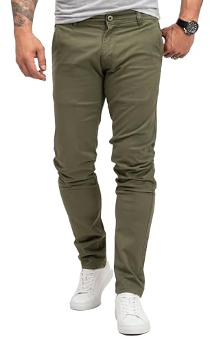 Rock Creek Chino Hose Herren Stoffhose Businesshose H-379 | Elegante Chinohose für vielseitige Outfits, Businesspants für Office und Beruf, geeignet für Alltag und Freizeit