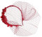 PACKOVE Fascinator Braut Kopfschmuck Hochzeit Mesh Stirnband Faszinator Stirnband Cocktail Headwear Hochzeit Stirnband Gesicht Schleier Teeparty Kopfschmuck