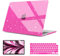 B BELK Compatible with MacBook Air 13 inch Case 2025 2024 2023 2022 M4 A3240 M3 A3113 M2 A2681, Plastic Hard Shell Case + Keyboard Cover + Screen Protector for MacBook Air 13.6 inch, Sparkly Hot Pink