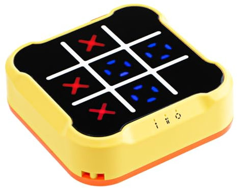 Gioco Elettronico del tris, Console di Gioco Puzzle Portatile Giochi Elettronici Portatili da Viaggio per la Crescita Educativa e della Memoria Giochi da Tavolo Fidget Toys per Bambini e Adulti