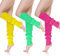 Celiodd 3 Paar Stulpen Damen Bunt Neon leg Warmers Stulpen Grün Stulpen FüR Damen,90er Beinstulpen Damen BeinwäRmer,Bunt Beinstulpen Geeignet FüR Ballett Tanz Yoga Und Den Alltag