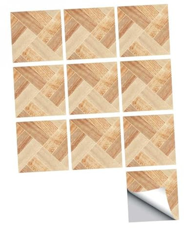 Angoily Selbstklebende Fliesenaufkleber für Wohnkultur Mosaik Dekorative Bodenaufkleber