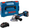 Bosch Professional 18V System meuleuse angulaire sans-fil GWS 18V-11 S (diamètre de disque 125 mm, incl 1x GBA 5,0 Ah, chargeur GAL 1880, L-BOXX)