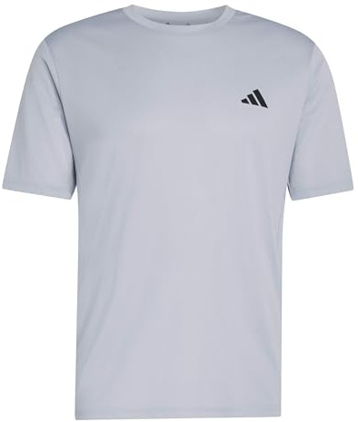 adidas Men's Workout Essentials Base T-Shirt, Halo Silver, S