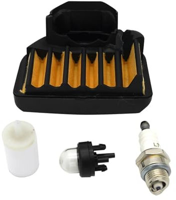 Kit de filtre à air, bougie d'allumage, filtre à carburant et ampoule d'amorçage for tronçonneuse Husqvarna 455 460 Rancher