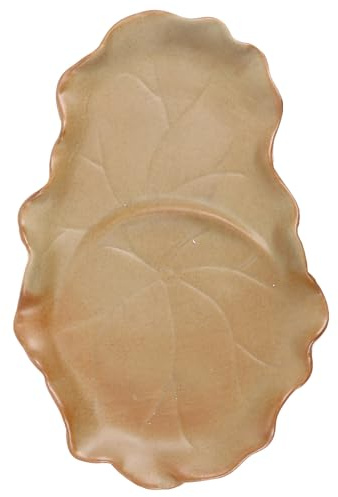 Artibetter Keramik Blumentopf Untersetzer Blumentopf Schale Wasserdichtes Gartentopf Tablett Bonsai Basis Balkon Pflanztopf Ablage Leicht zu Reinigen für Kleine Pflanzen Zuhause Büro