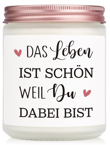 Greatabox Geschenke für Frauen Geburtstag - 9OZ Kerze | Geburtstagsgeschenk für Frauen, Geschenk für Frau Freundin Mama Oma Schwester zum Geburtstag Muttertag Weihnachten