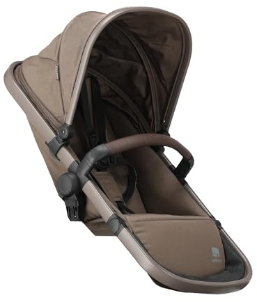 Deryan Zweite Sitzeinheit für Evy V2 Kinderwagen - Zweitsitz - Sitzpolster mit 5-Punkt-Sicherheitsgurt - 4 Verstellbare Liegepositionen - Ab Geburt bis ca. 4 Jahre - Belastbar bis 25 kg - Hazel