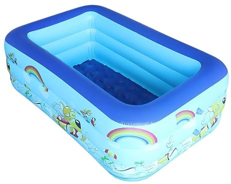 Piscina gonfiabile per bambini, giocattolo d'acqua ispessito | Piscina gonfiabile con fondo morbido, per ragazze, genitori, feste di compleanno, giardino, appartamento, scuola materna