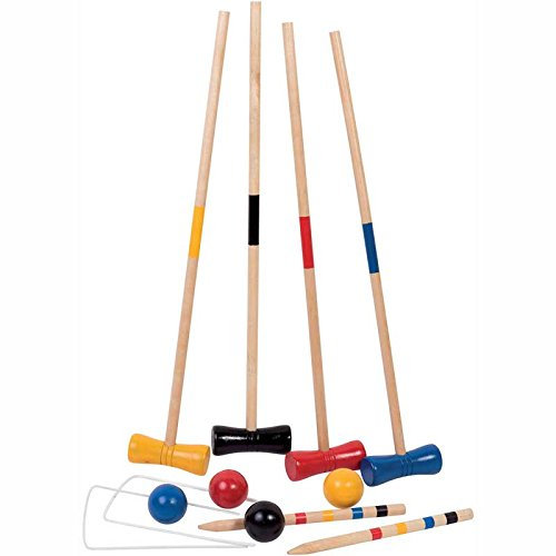 Wdk Partner - CR-4S - Filet Croquet 4 Joueurs - Bois