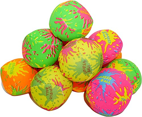 24 Pack - 2 Water Splash Balls Bomb - Mini Water Absorbent Ball - Summer Kids Pool Toys, Outdoor Water Fight Game Activities for Kids, Beach Pool Party Favors, End of Year Student Gifts