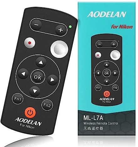 AODELAN Déclencheur sans fil pour appareil photo Nikon COOLPIX P1000 P950 B600 A1000 Z50 Z30 Z fc, remplace Nikon ML-L7
