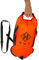 HUT Swim Buoy Dry Bag 28L - Premium Tow Float and Watertight Dry Bag for Open Water Swimmers, Triathletes. High Visibility Safety Swim Buoy, Two air Chambers – be seen be Safe (Orange 28l)
