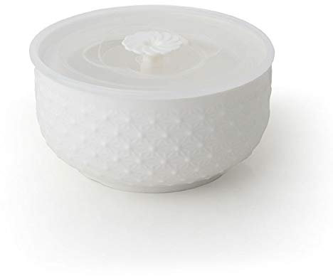 Hervit Contenitore Porcellana Dia.13X7Cm Bianco